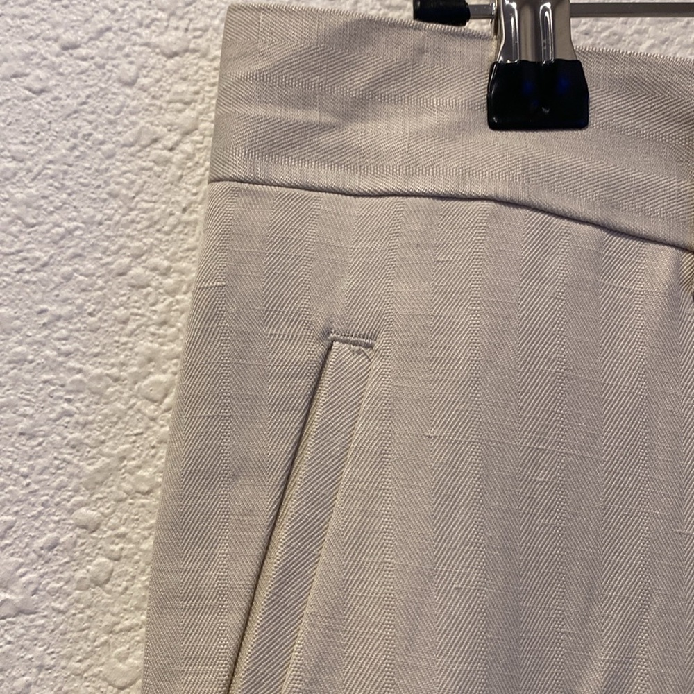 90s baggy Silk/linen‎ trousers - Picture 4 of 10